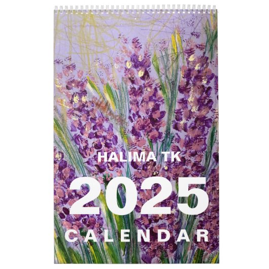 Bloemenkalender 2025 kalender (Hoes)