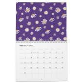 Bloemenkalender 2025 kalender (Feb 2027)