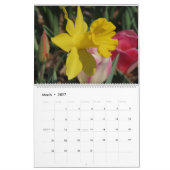Bloemenkalender 2025 kalender (Mar 2027)