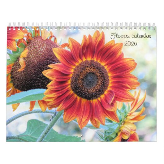 Bloemenkalender 2026 kalender (Hoes)