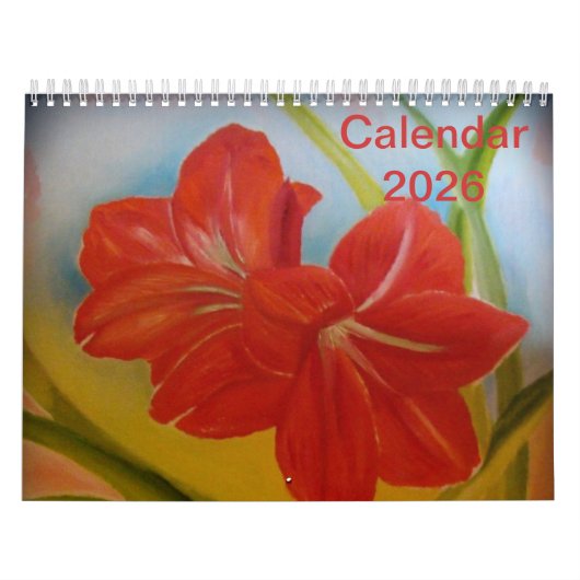 Bloemenkalender 2026 kalender (Hoes)