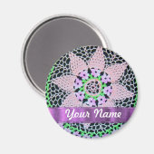  bloemenkant magneet (Voorkant / Achterkant)