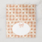  bloemenkantboog Cutie taart verjaardagsmaaltijd Plaatskaartje (Buitenkant ongevouwen)