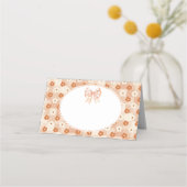  bloemenkantboog Cutie taart verjaardagsmaaltijd Plaatskaartje (Voorkant)