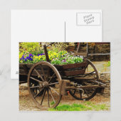 Bloemenkar Briefkaart (Voorkant / Achterkant)