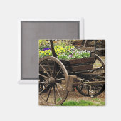 Bloemenkar Magneet (Voorkant / Achterkant)