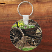 Bloemenkar Sleutelhanger (Voorkant)