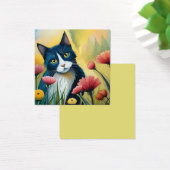 Bloemenkater Vierkante Visitekaartjes (Bureau)