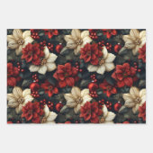 bloemenkerst inpakpapier vel (Voorkant 2)