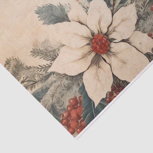  bloemenkerst wintereeuwen noodlijdend tissuepapier (Detail)