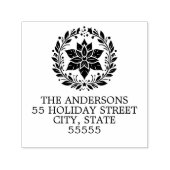  bloemenkerst  zelfinktende stempel (Design)