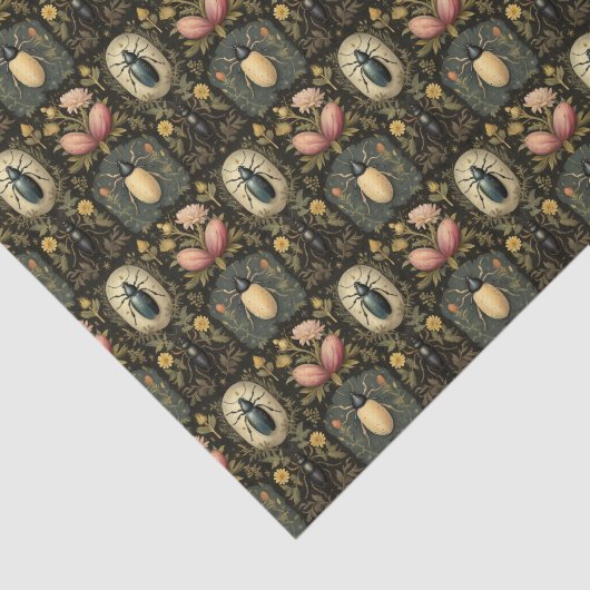 Bloemenkevers Tissuepapier (Detail)