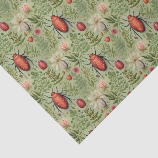 Bloemenkevers Tissuepapier (Detail)