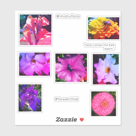 Bloemenkind stickers (Vel)