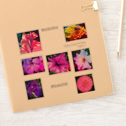 Bloemenkind stickers (Notitieboek)