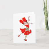 Bloemenkinderen uit vroeger tijden sleutelbloem notitiekaartje (Voorkant)