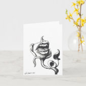 Bloemenklachten wenskaart kaart (Gele Bloem)