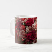 Bloemenklassieke mok (Voorkant links)