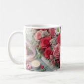 Bloemenklassieke mok (Links)