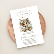 Bloemenkleuren leeuwenkoning jongen Baby Shower Ui