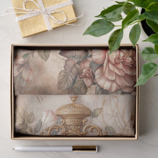  Bloemenklok Tijdloze Elegantie Tissuepapier (Geschenk)