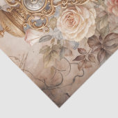  Bloemenklok Tijdloze Elegantie Tissuepapier (Detail)