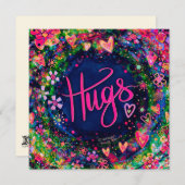 bloemenknuffels Platte vierkante Inspirivity (Voorkant / Achterkant)