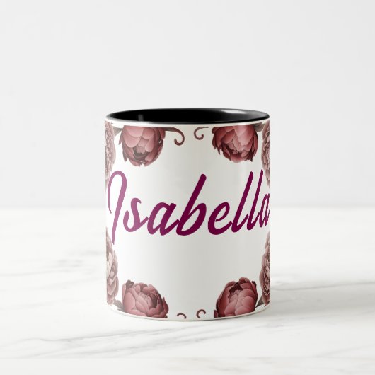  bloemenkoffie met twee tonen mok (Center)