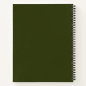 Bloemenkom notebook notitieboek (Achterkant)