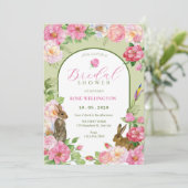 Bloemenkonijn Kaart (Staand voorkant)