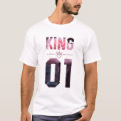 Bloemenkoning en koningin 01 t-shirt (Voorkant)