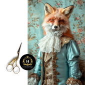 Bloemenkoning Louis Fox Decoupage Tissuepapier