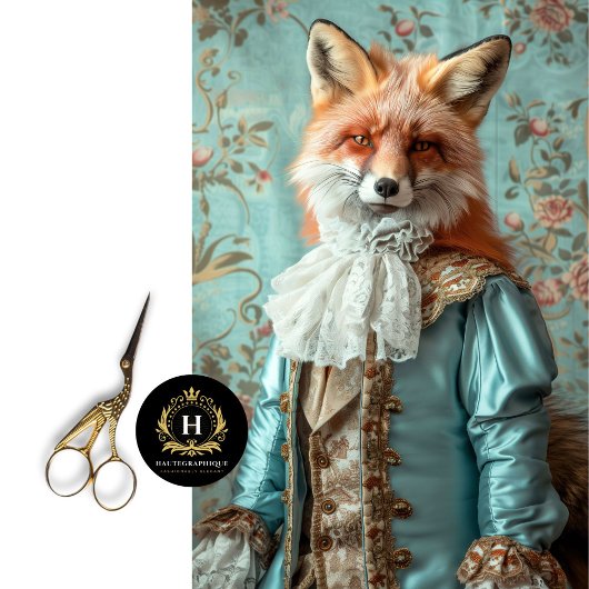 Bloemenkoning Louis Fox Decoupage Tissuepapier