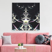 bloemenkoningin canvas afdruk (Insitu (Woonkamer))