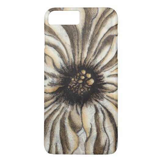 Bloemenkop Fresco op Tane Achtergrond Case-Mate iPhone Case (Achterkant)