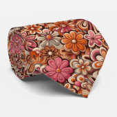 Bloemenkracht Hippy Halsband Stropdas (Opgerold)