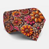 Bloemenkracht Hippy Halsband Stropdas (Opgerold)