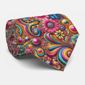 Bloemenkracht Hippy Halsband Stropdas (Opgerold)