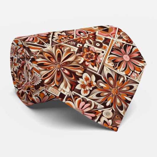 Bloemenkracht Hippy Halsband Stropdas (Opgerold)
