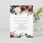  bloemenkrans Baby shower Kaart (Staand voorkant)