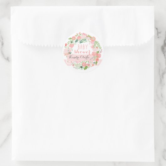  BLOEMENKRANS | BABY SHOWER STICKERS (Tas)