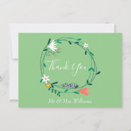 Bloemenkrans Bedanken Landelijk Bedankkaart