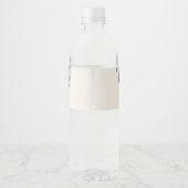  bloemenkrans bruiloft gunst Labels lavendel Waterfles Etiket (Achterkant)