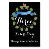 Bloemenkrans Bunco Tafel Kaart #3 (Achterkant)