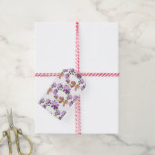 Bloemenkrans cadeaukaart cadeaulabel (Met Touw)
