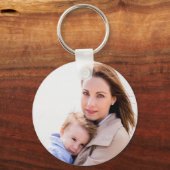  Bloemenkrans Dochter Loved Quote Foto Sleutelhanger (Achterkant)