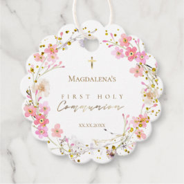 Bloemenkrans Eerste Heilige Communie Bedankjes Labels