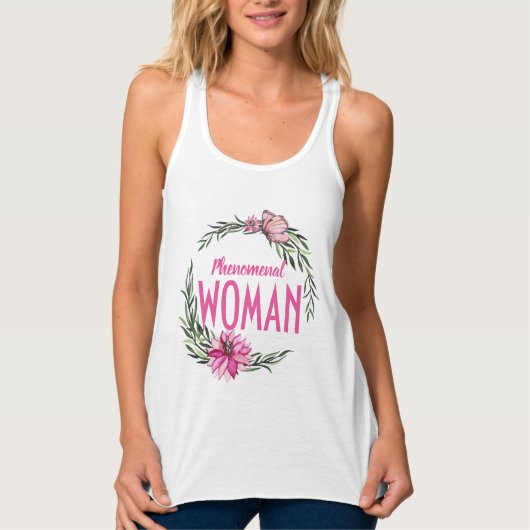 Bloemenkrans - Fenomenaal Vrouw Tanktop (Voorkant)