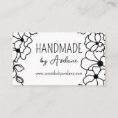 Bloemenkrans handgemaakt | Handgemaakt Visitekaart Visitekaartje (Voorkant)