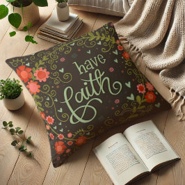 bloemenkrans hebben geloof religieus kussen
